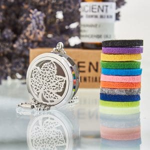 Aromaterapevtska ogrlica – LIST – 30 mm
