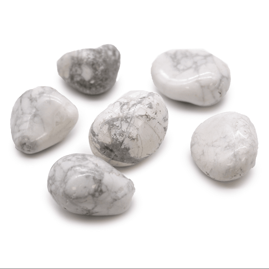 Beli Howlit – veliki afriški kamni – 6 kos