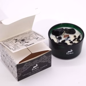 Kristalna čarobna cvetlična sveča – OSREDOTOČENOST