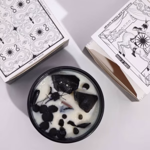 Kristalna čarobna cvetlična sveča – OSREDOTOČENOST