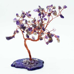 Kristalno drevo za HARMONIJO – ametist – 100 kristalov
