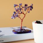Kristalno drevo za HARMONIJO – ametist – 35 kristalov