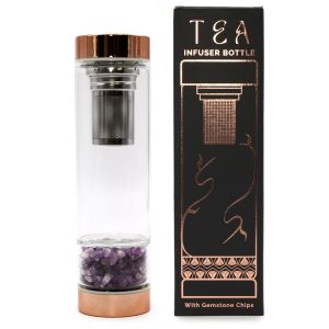 Steklenička za čaj z infuzorjem – AMETIST – 500ml