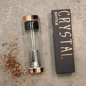 Steklenička za čaj z infuzorjem – RDEČI JASPIS – 500ml