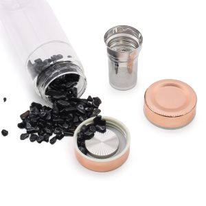 Steklenička za čaj z infuzorjem – KAMENA STRELA – 500ml