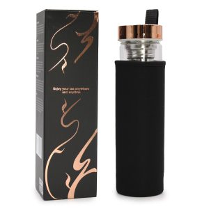 Steklenička za čaj z infuzorjem – AMETIST – 500ml