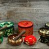 Mini pojoča skleda – set – rdeča