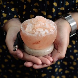 Himalajska solna lučka – USB – posoda – cca 0,8kg