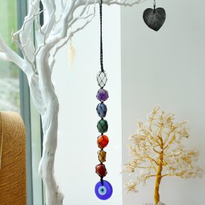 Obesek iz kristalov – čakra evil eye