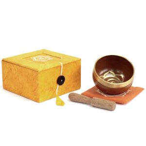 Mini pojoča skleda – set – sakralna čakra