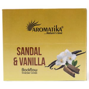 Paket kadil Masala Backflow, 10 kosov – Sandalovina in Vanilija