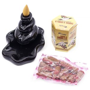 Paket kadil Masala Backflow, 10 kosov – Sandalovina in Vanilija
