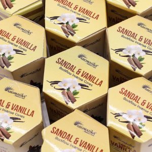 Paket kadil Masala Backflow, 10 kosov – Sandalovina in Vanilija