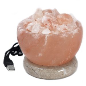 Himalajska solna lučka – USB – posoda – cca 0,8kg