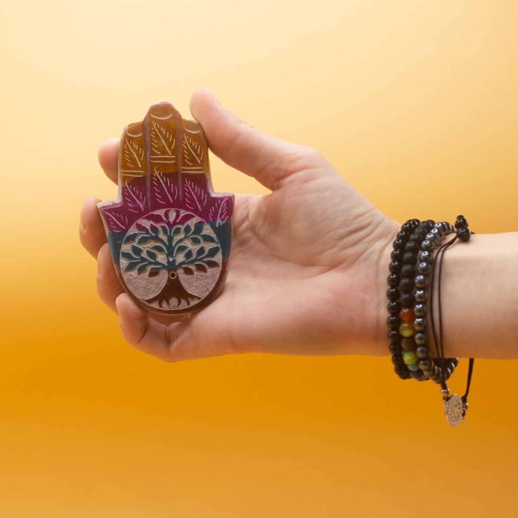 Stojalo za kadilo – Hamsa – 9x6cm