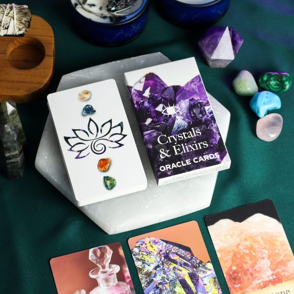 Orakeljske Karte Kristalov in Eliksirjev – Healing Energy Deck