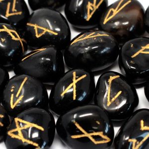 Kristalne rune – črni oniks